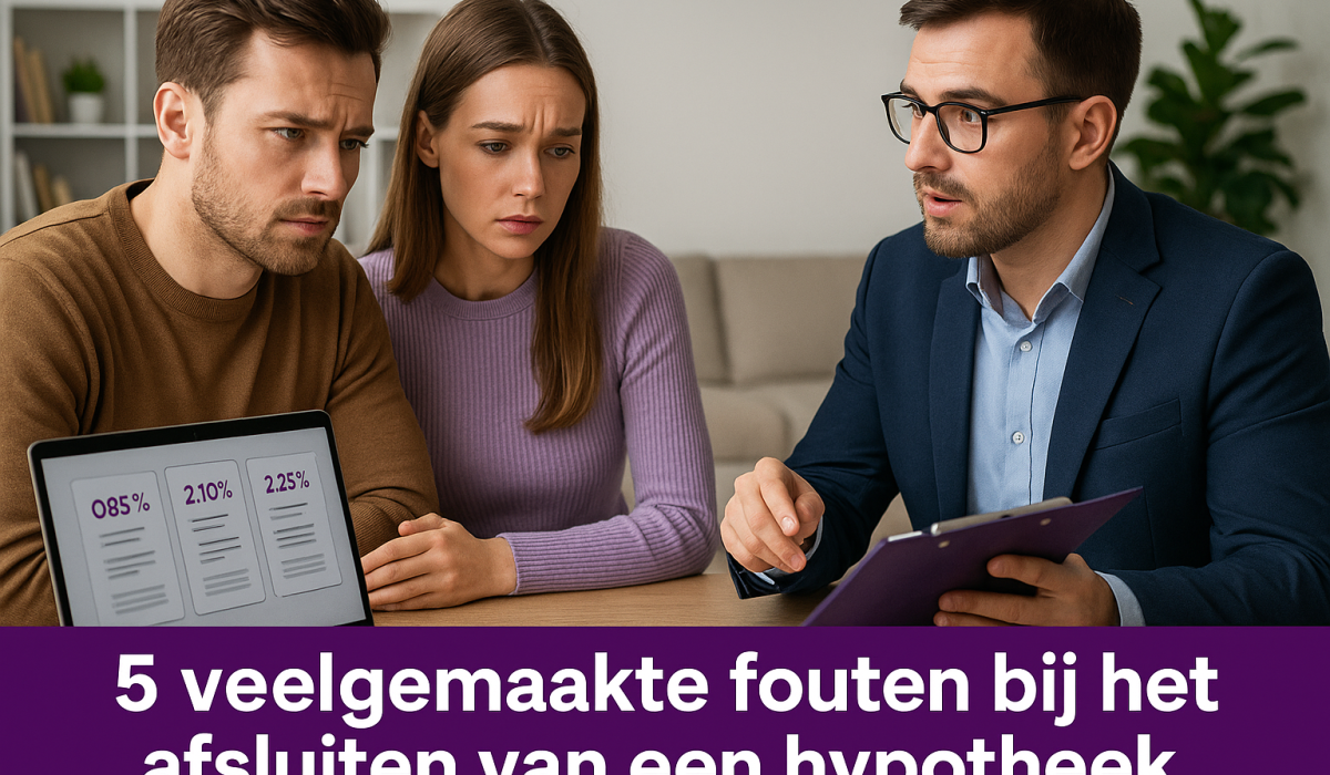 Fouten bij hypotheek afsluiten – starter krijgt onafhankelijk advies bij H2O